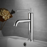 ObsidianVale Mono Basin Tap – Matte Black Bathroom Mixer | Solid Brass Contemporary Vanity Faucet