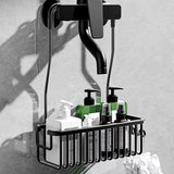 AeroVault Adhesive Shower Shelf – Rustproof Aluminium Bathroom Caddy | Drill-Free Wall Storage Basket