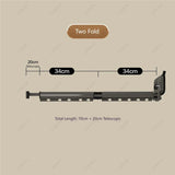 Vellanti Extendable Shower Rod – Drill-Free Aluminium Curtain Rail | Adjustable Bathroom Divider & Drying Rack