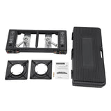 CampChef Duo 2-Burner Camping Stove – 2.5kW Butane/LPG Gas Cooker | Piezo Ignition | Griddle Tray & Carry Case