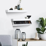 Obscura Floating Storage Shelf – Hidden Compartment Wall Shelf | Secret Wooden Storage Organiser