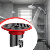 FlowGuard Anti-Odour Floor Drain Insert – Stainless Steel & Silicone Backflow Protector | Bathroom & Kitchen Drain Cover