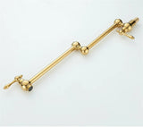 Aurelius Wall Pot Filler Tap – Brushed Gold Folding Kitchen Faucet | Luxury Brass Stove Filler
