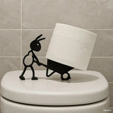 PlayPaws Toilet Roll Holder – Cute Animal Wall-Mounted Tissue Organiser | Fun Space-Saving Bathroom Décor