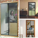 MagnaScreen Magnetic Door Insect Curtain – Automatic Closing Mosquito & Fly Mesh | Hands-Free Entry | 90 × 210 cm or 100 × 210 cm