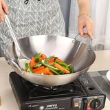 IronFlame Professional Wok Pan – Large Stainless Steel Stir-Fry Cooker | Dual-Handle Kitchen Wok