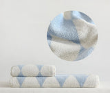 Étoffé Striped Cotton Towels – Ultra-Soft Absorbent Bath & Face Towels | Luxury Combed Cotton Collection