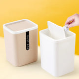 OrbitMini Desktop Waste Bin – Compact Swing Lid Bin | Modern Desk & Home Organiser