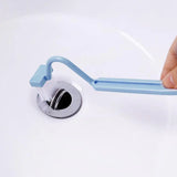Cleanova EdgeSweep Toilet Brush – Curved Deep-Clean Bathroom Brush with Ergonomic Handle | Precision Rim & Corner Cleaner