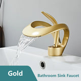 CascadePure Basin Mixer – White Waterfall Bathroom Faucet | Modern Hot & Cold Sink Tap