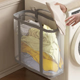 AirNest Foldable Laundry Basket – Breathable Mesh Storage Hamper | Portable Family Organiser