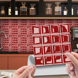 MosaicGlow Peel & Stick Tiles – 3D Waterproof Wall Stickers | Decorative PVC Mosaic Panels for Kitchens & Bathrooms
