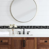 Miravelle Mosaic Trim Panels – Waterproof Peel & Stick Wall Décor | Flexible Kitchen & Bathroom Backsplash Strips