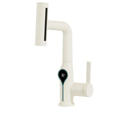 AquaSense Waterfall Basin Mixer – Digital Temperature Display Bathroom Faucet | Adjustable Luxury Sink Tap