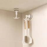 Velmora FlexiClaw 6-Arm 360° Rotating Suction Hook – No-Drill Multifunctional Wall & Cabinet Organiser | Space-Saving Bathroom, Kitchen & Bedroom Storage