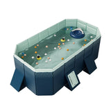 AquaFold Non-Inflatable Frame Pool – Foldable Above-Ground Swimming Pool | Thickened Portable Design | For Adults & Kids