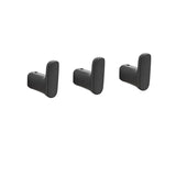 SilverLatch Adhesive Hooks – Polished Brass Wall Hangers | Heavy-Duty No-Drill Storage Hooks