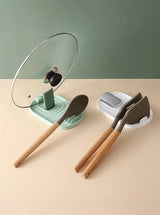 CookRest Silicone Utensil Tray – Heat-Resistant Spoon & Spatula Holder | Kitchen Counter Organiser