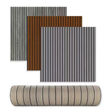 Elevéa 3D PVC Wall Panels – Waterproof Peel & Stick Slat Panels | Modern Decorative Wall Covering