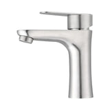 PureSteel Basin Mixer Tap – 304 Stainless Steel Bathroom Faucet | Modern Hot & Cold Sink Mixer