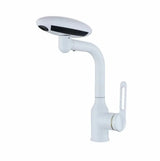 NovaCascade Basin Mixer – Futuristic Waterfall Bathroom Faucet | 4-Mode Luxury Sink Tap
