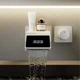 Wastafelkraan met LED Licht – Wandmontage | 2 Gaten | Warm & Koud Water | Messing