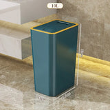 PureVault Compact Waste Bin – 10L Odour-Sealing Press Lid Bin | Modern Space-Saving Design