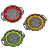CollapsoChef Silicone Colander – Foldable Kitchen Strainer Basket | Space-Saving Food Prep Essential