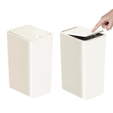 PureTouch Compact Bathroom Bin – 10L Push Lid Waste Bin | Modern Hygienic Home Design