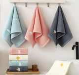 PureLoom Cotton Towel Collection – 4-Piece Ring-Spun Cotton Set | Soft Absorbent Everyday Luxury Towels