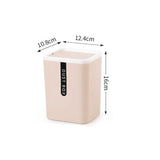 OrbitMini Desktop Waste Bin – Compact Swing Lid Bin | Modern Desk & Home Organiser
