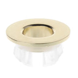 LuxeTrim Brass Overflow Cover – Universal Bathroom Sink Overflow Ring | Decorative Basin Drain Accent