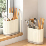 DryNest Kitchen Cutlery Organiser – Wall-Mount Utensil Holder with Drainage | No-Drill Storage Rack