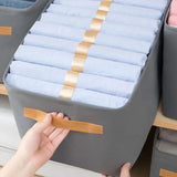 ClosetNest Foldable Clothing Organizer – Wardrobe Storage Organizer | Maximize Closet Space | Reinforced Fabric Storage Bin