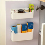 Novalith FlexiRack No-Drill Cabinet Door Organiser – Multifunctional Foil Holder, Spice Rack & Kitchen Storage Tray | Space-Saving Inner Shelf System