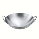 IronFlame Professional Wok Pan – Large Stainless Steel Stir-Fry Cooker | Dual-Handle Kitchen Wok