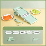 PrepGlide Multi-Cut Slicer – Handheld Vegetable & Fruit Cutter | Stainless Steel Kitchen Prep Tool
