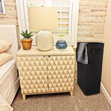 LoftCarry Oxford Laundry Basket – Foldable Fabric Hamper | Slim Space-Saving Storage Solution