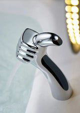 AquaFalls Solo BrassCascade – Solid Brass Waterfall Bathroom Faucet