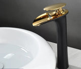 ArcticCascade Basin Mixer – White Waterfall Bathroom Faucet | Contemporary Single Lever Sink Tap