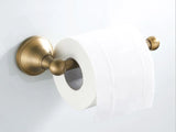 CopperVale Vintage Bathroom Hardware Set – Antique Brass Wall-Mounted 3-Piece Bathroom Accessory Collection