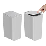 PureTouch Compact Bathroom Bin – 10L Push Lid Waste Bin | Modern Hygienic Home Design