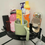 NoirVault Adhesive Shower Shelf Set – Drill-Free Bathroom Storage Organiser | Waterproof Wall Caddy System