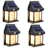 SolarGlow Motion Sensor Wall Light – IP65 Waterproof Solar Garden Lamp | 3 Lighting Modes | Decorative Tungsten Filament LED