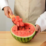FruitEase Multi-Function Fruit Prep Tool – Stainless Steel Mango & Avocado Slicer | Fruit Peeler, Splitter & Scoop | Precision Kitchen Cutting Tool