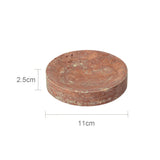 Aurello Red Travertine Bathroom Accessories Collection – Natural Stone Spa Luxury | Vintage Bathroom Décor