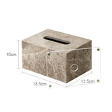 Valdore Emperador Marble Bathroom Accessories Set – 7-Piece Natural Stone Luxury Collection | Spa-Inspired Bathroom Décor