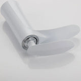 PureCascade Basin Mixer Tap – White Waterfall Bathroom Faucet | Luxury Single Lever Sink Mixer