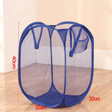 AeroFold Mesh Laundry Hamper – Foldable Portable Storage Basket | Breathable Space-Saving Design