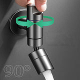 SlimTap ProWall Utility Faucet – Concealed Stainless Steel Wall Tap | Compact Cold Water Cleaning Sink Mixer
